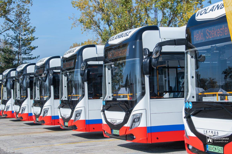 Fehérváron már közel 600 ezer kilométert tettek meg az e-buszok