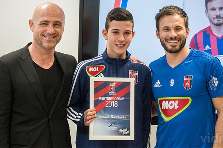 Mentorprogram ifjú tehetségekkel és válogatott játékosokkal a Vidinél