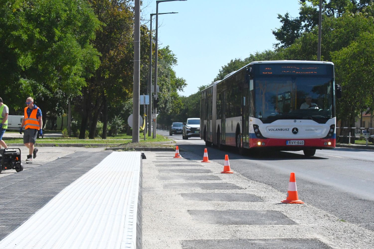 Közelebb kerül a Szedreskerti lakónegyedhez az új buszmegálló