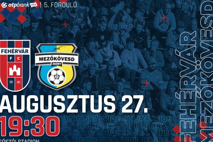 Vasárnap este fél nyolckor játszik a Vidi a Mezőkövesd ellen