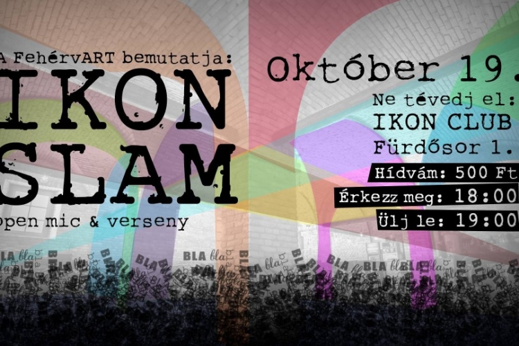 Slam Poetry verseny lesz csütörtökön az Ikon Clubban